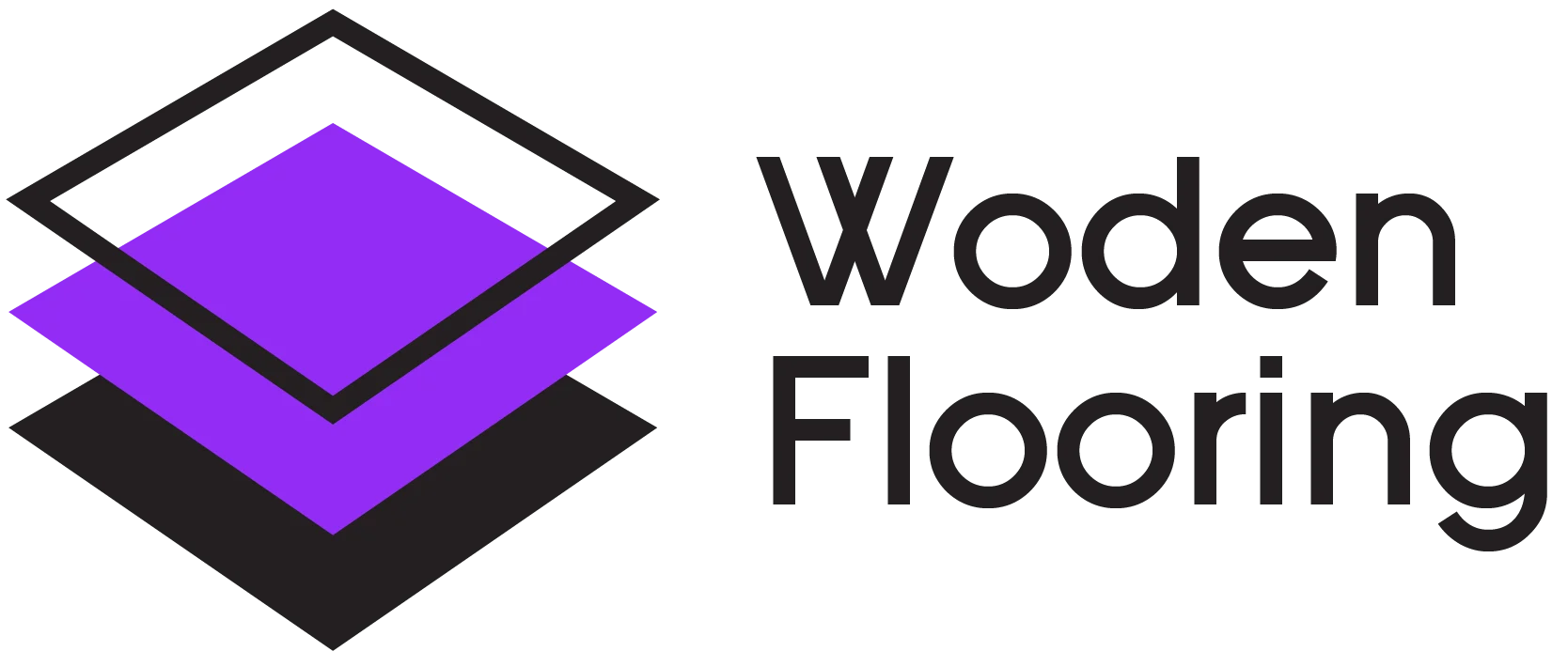 Home 44 Wooden flooring logo featuring purple and black geometric shapes, representing quality flooring solutions by Barrie Oaks Flooring.