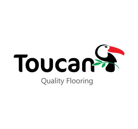 Home 47 Toucan logo featuring a toucan bird and the text "Quality Flooring," representing Barrie Oaks Flooring's commitment to quality and style in flooring solutions.